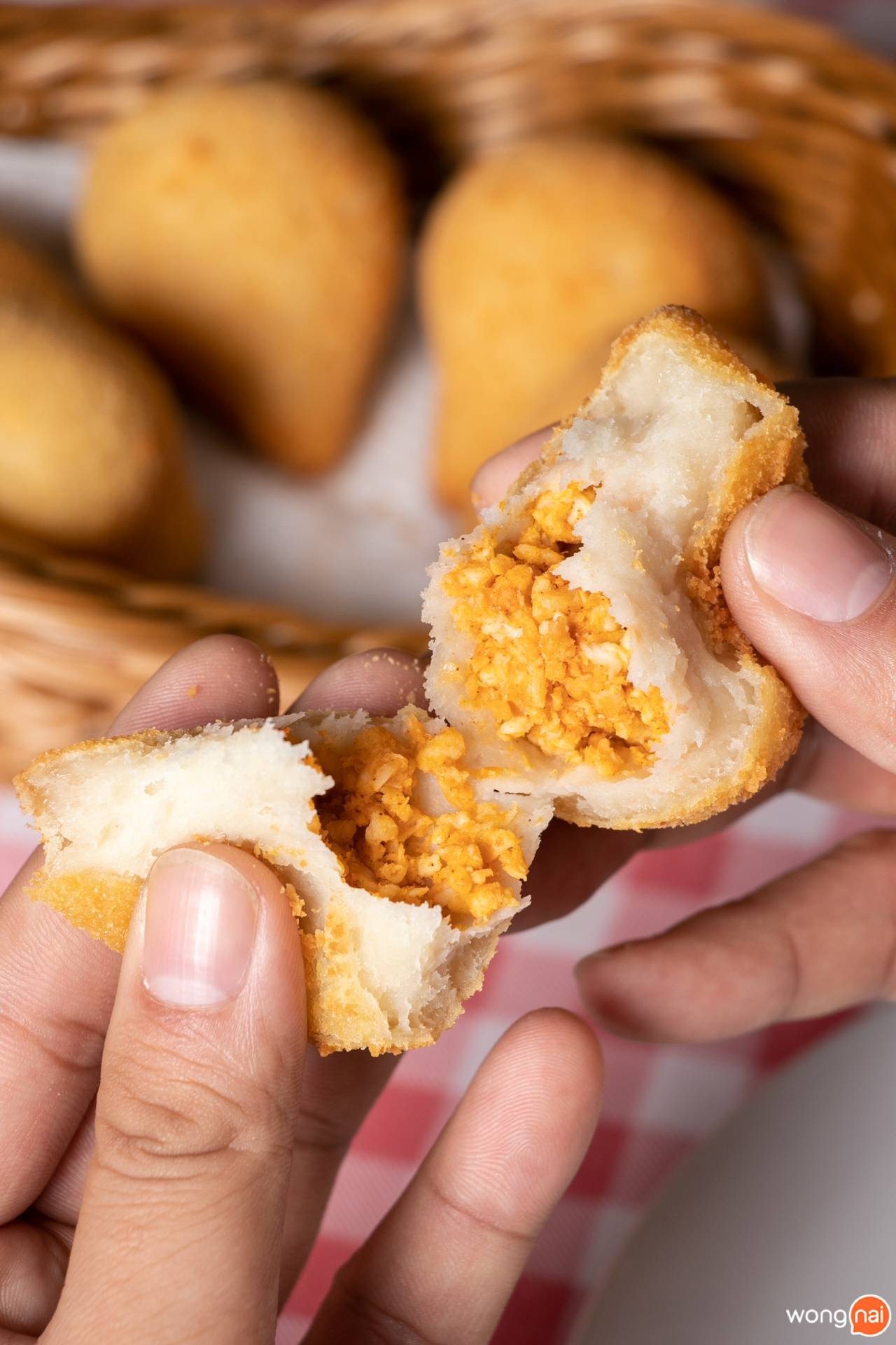 เมนู "Coxinha" ของร้าน "Fogo Asia"