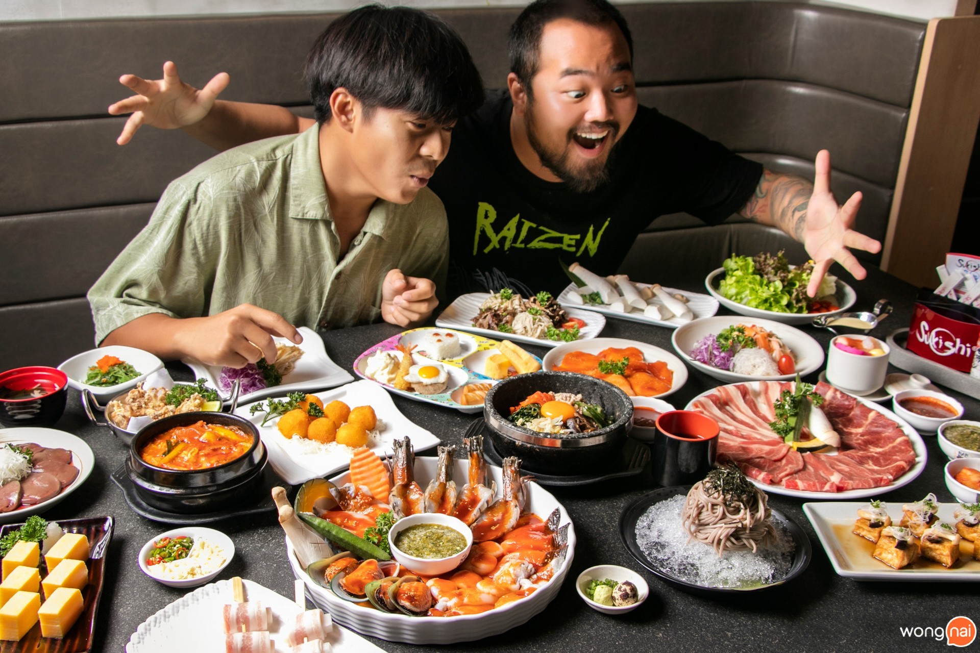 เมนู “แกรนด์เกาหลีซีฟู้ด” ของร้าน “Sukishi”