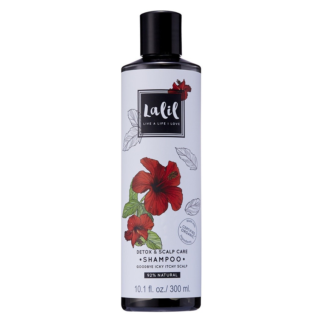 แชมพูสูตรธรรมชาติ Lalil Detox & Scalp care Shampoo
