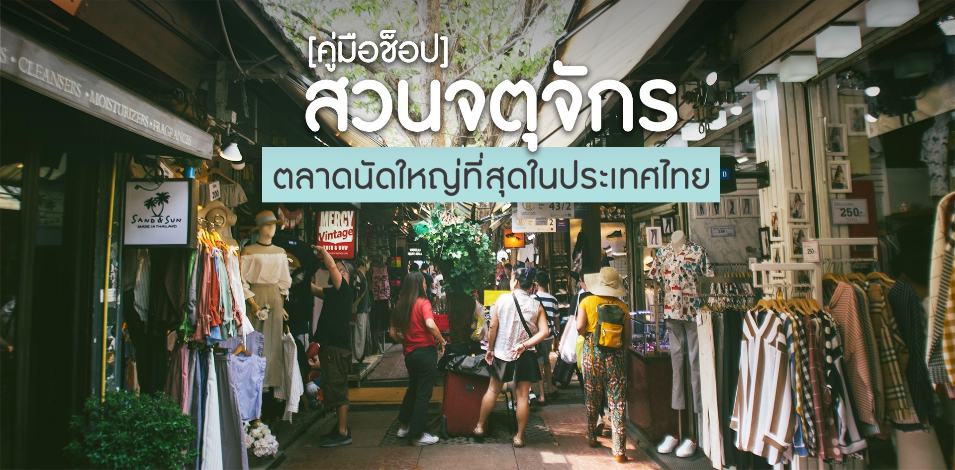คู่มือช็อป] สวนจตุจักร ตลาดนัดใหญ่ที่สุดในประเทศไทย