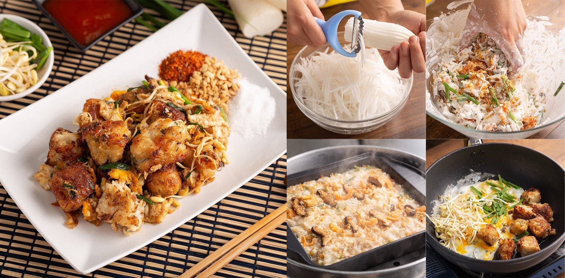 วิธีทำ “ขนมผักกาด” เมนูอาหารจีน ของไหว้เจ้าทำได้ง่าย ๆ แค่นึ่งทอดผัด