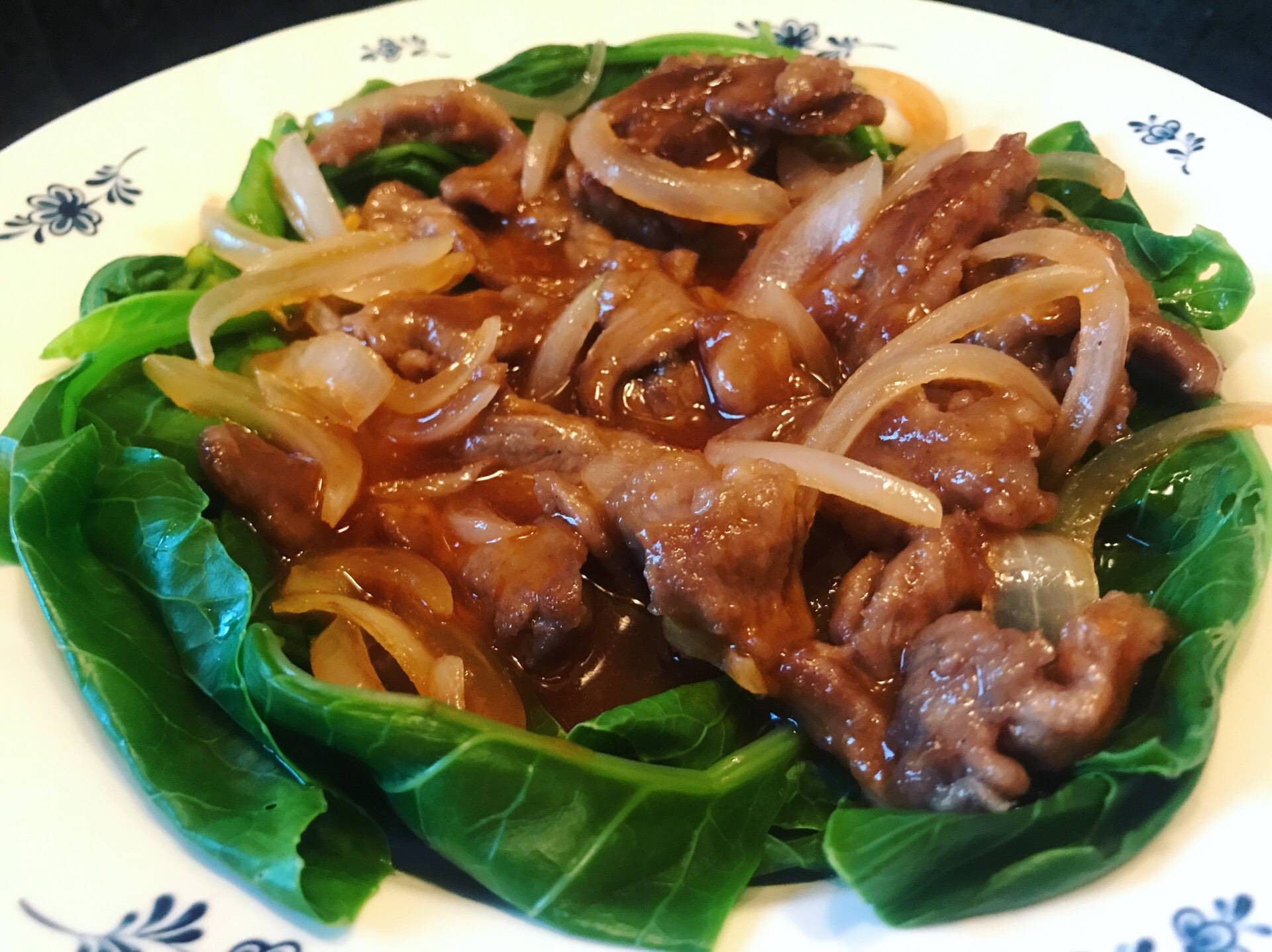 สลัดเนื้อจีน 🇨🇳 中式牛扒
