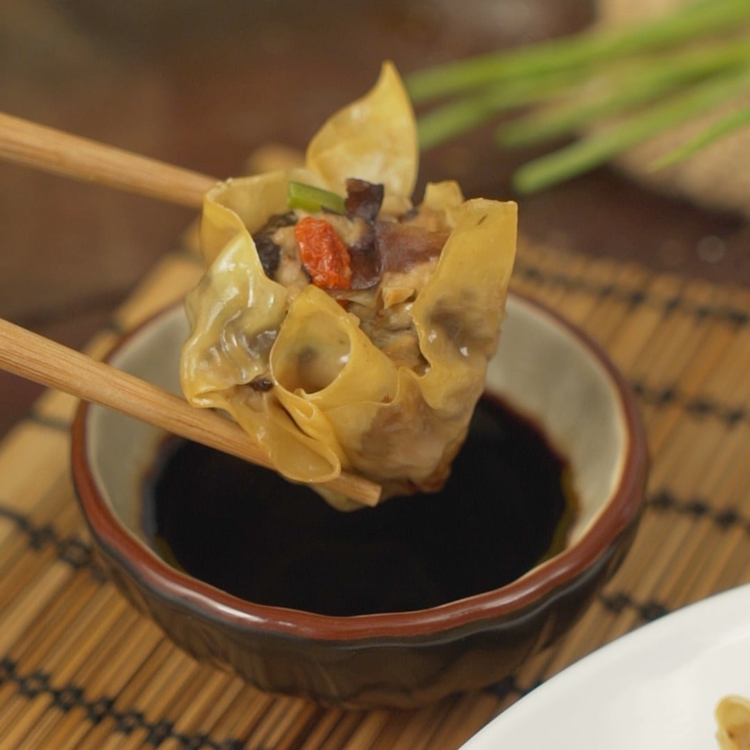 ขนมจีบเห็ด ขนมจีบเห็ด