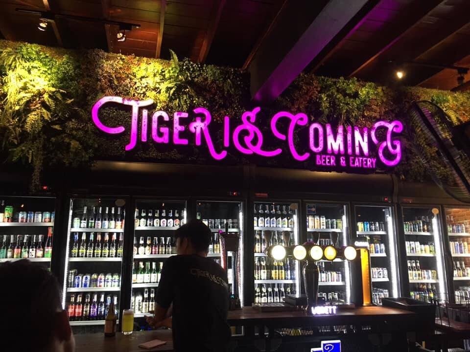 รีวิว Tiger is Coming Beer & Eatery - ร้านเบียร์ - Wongnai