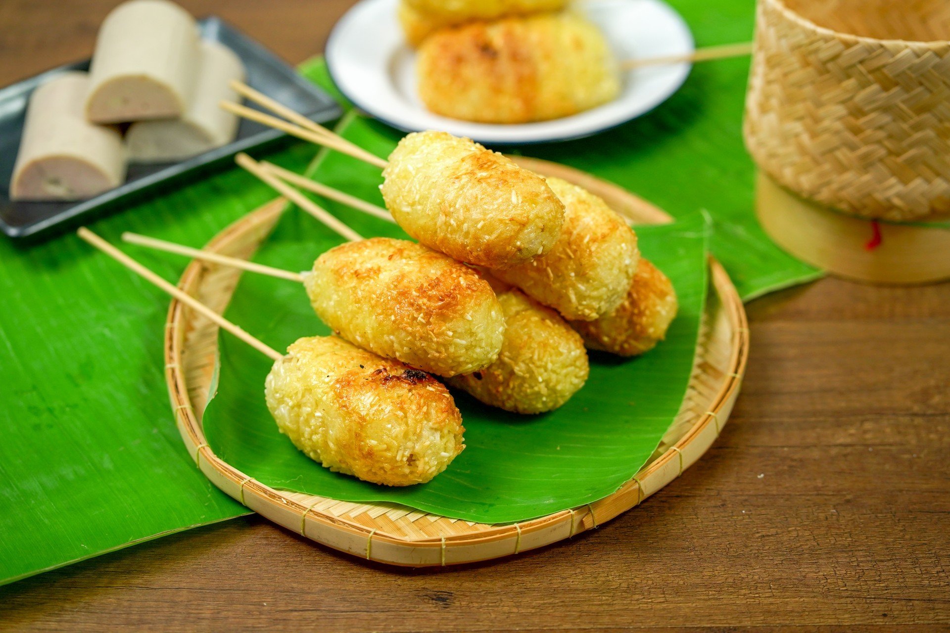 ข้าวจี่ไส้หมูยอ