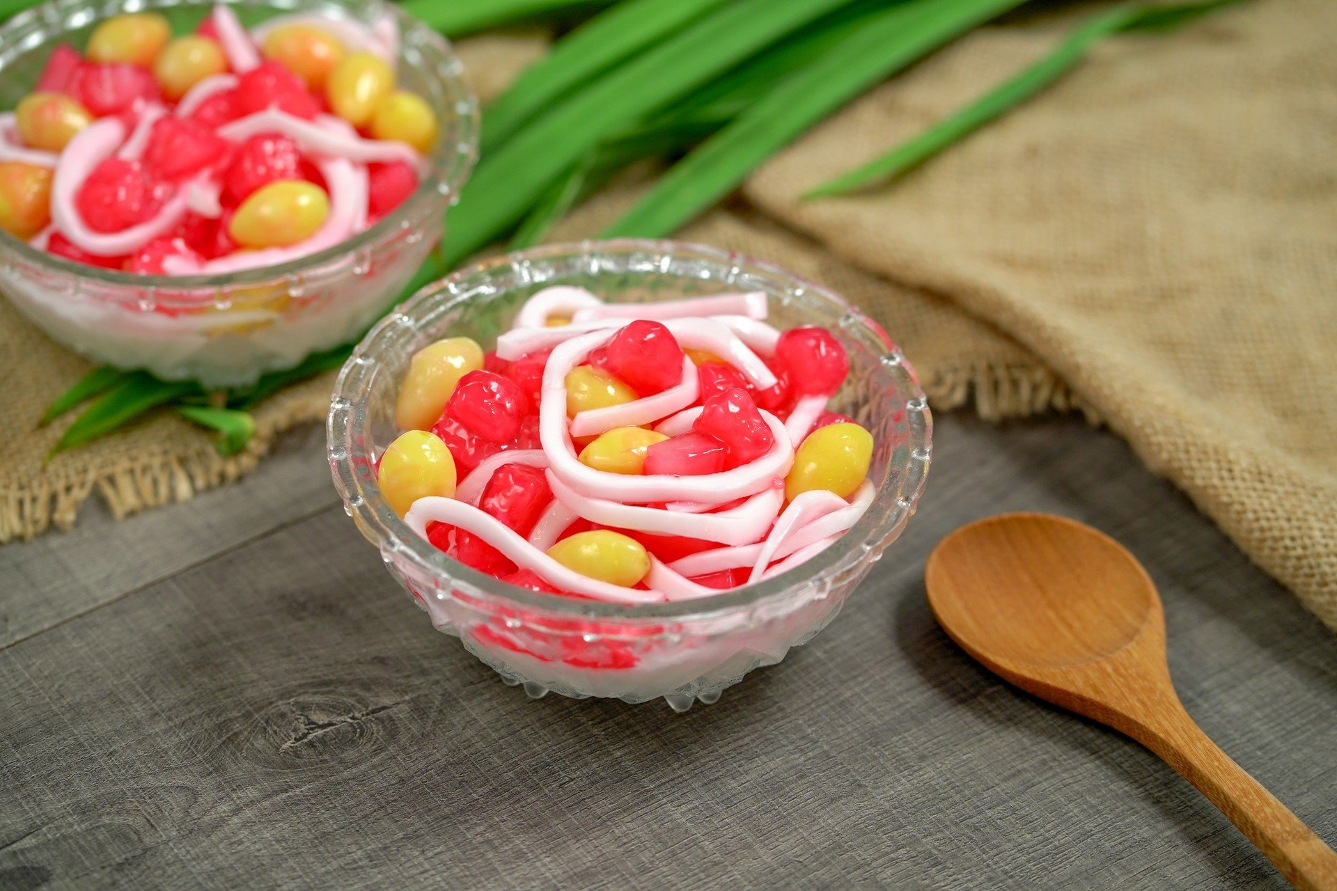 วุ้นกะทิทับทิมกรอบ