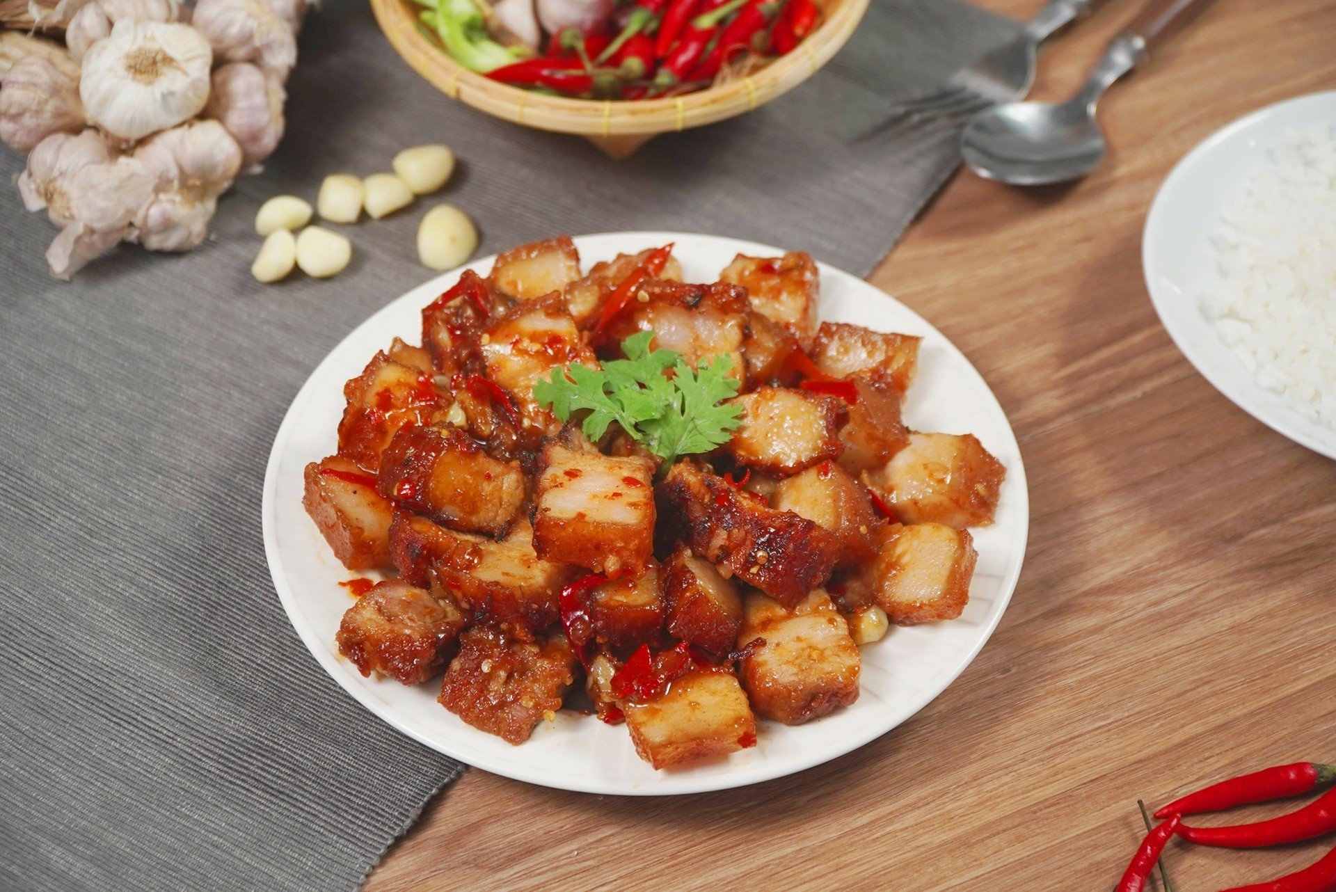 หมูกรอบน้ำมันหอย