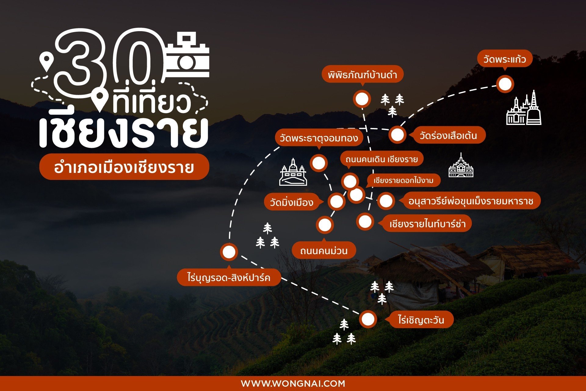 แผนที่เที่ยวเชียงราย
