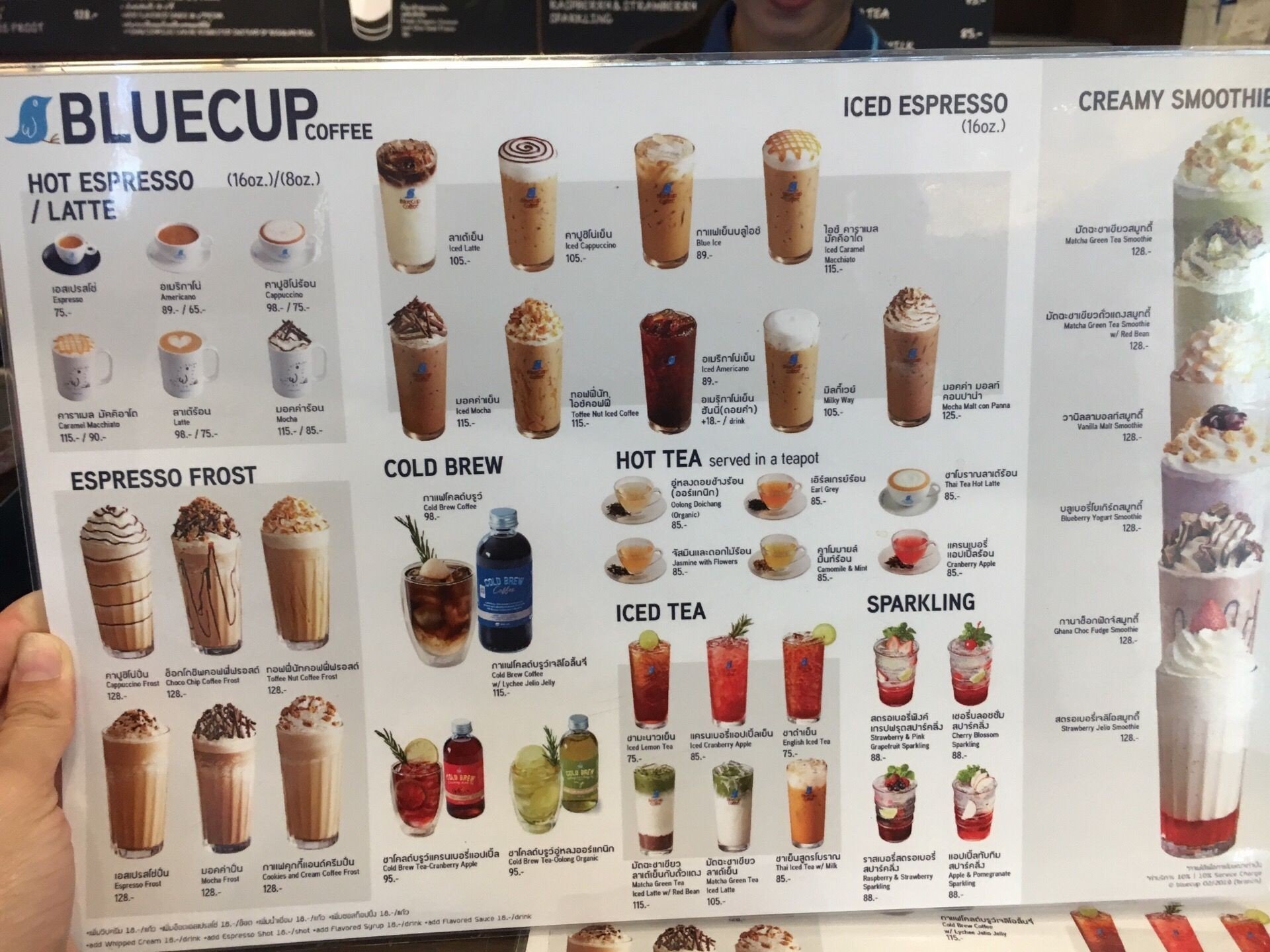 รีวิว Blue Cup Coffee Central World Wongnai