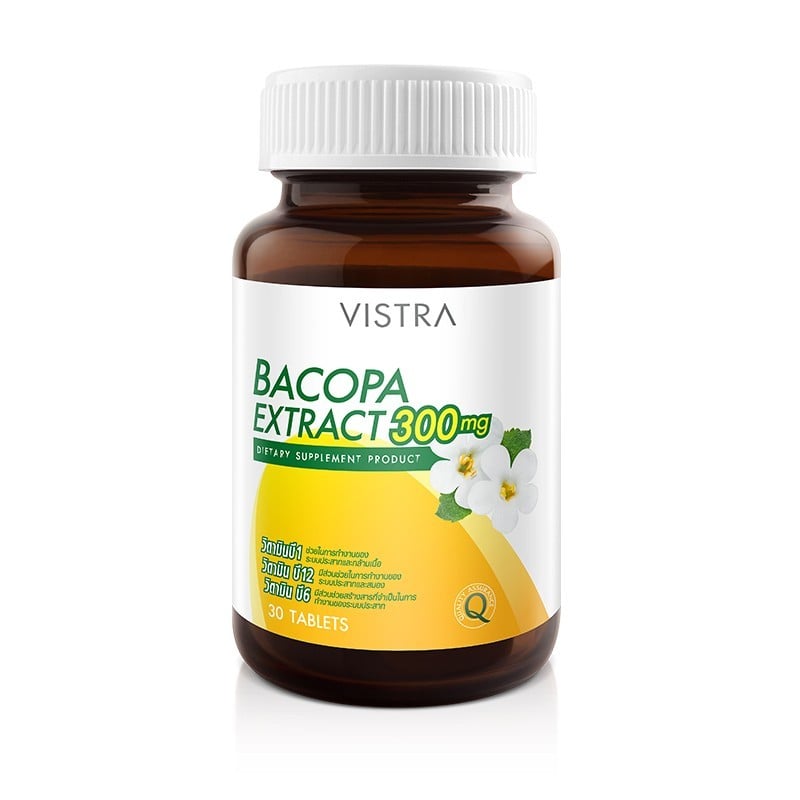 วิตามิน, นอนไม่หลับ Vistra Bacopa Extract 300