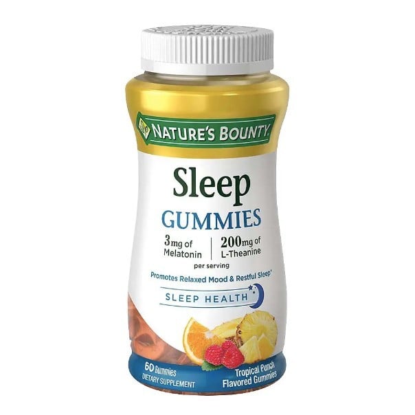 วิตามิน, นอนไม่หลับ, วิตามินช่วยให้นอนหลับ Nature’s Bounty Sleep Gummies