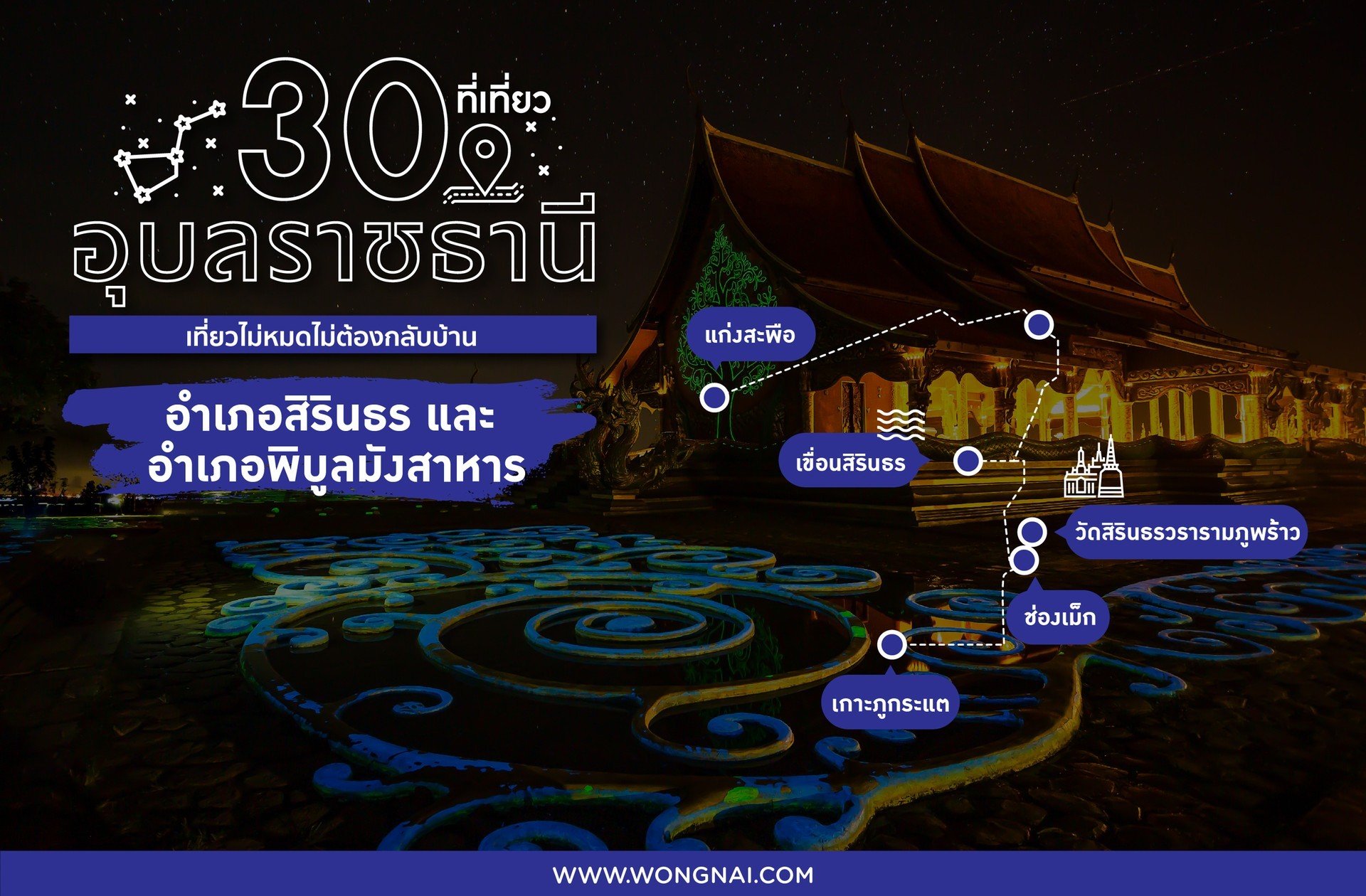 ที่เที่ยวอุบลราชธานี