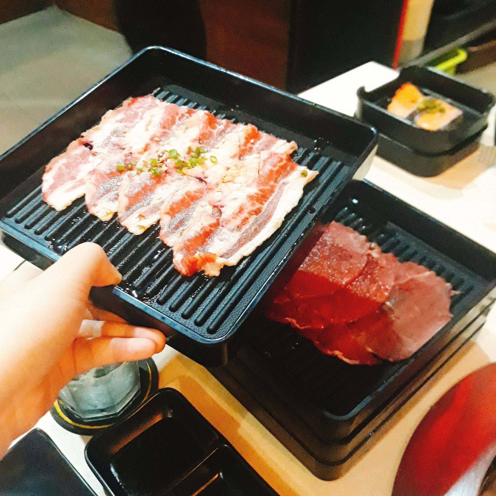 เนื้อวากิวติดมัน • the best ของวันนี้ ร้าน Tenjo Sushi & Yakiniku ...