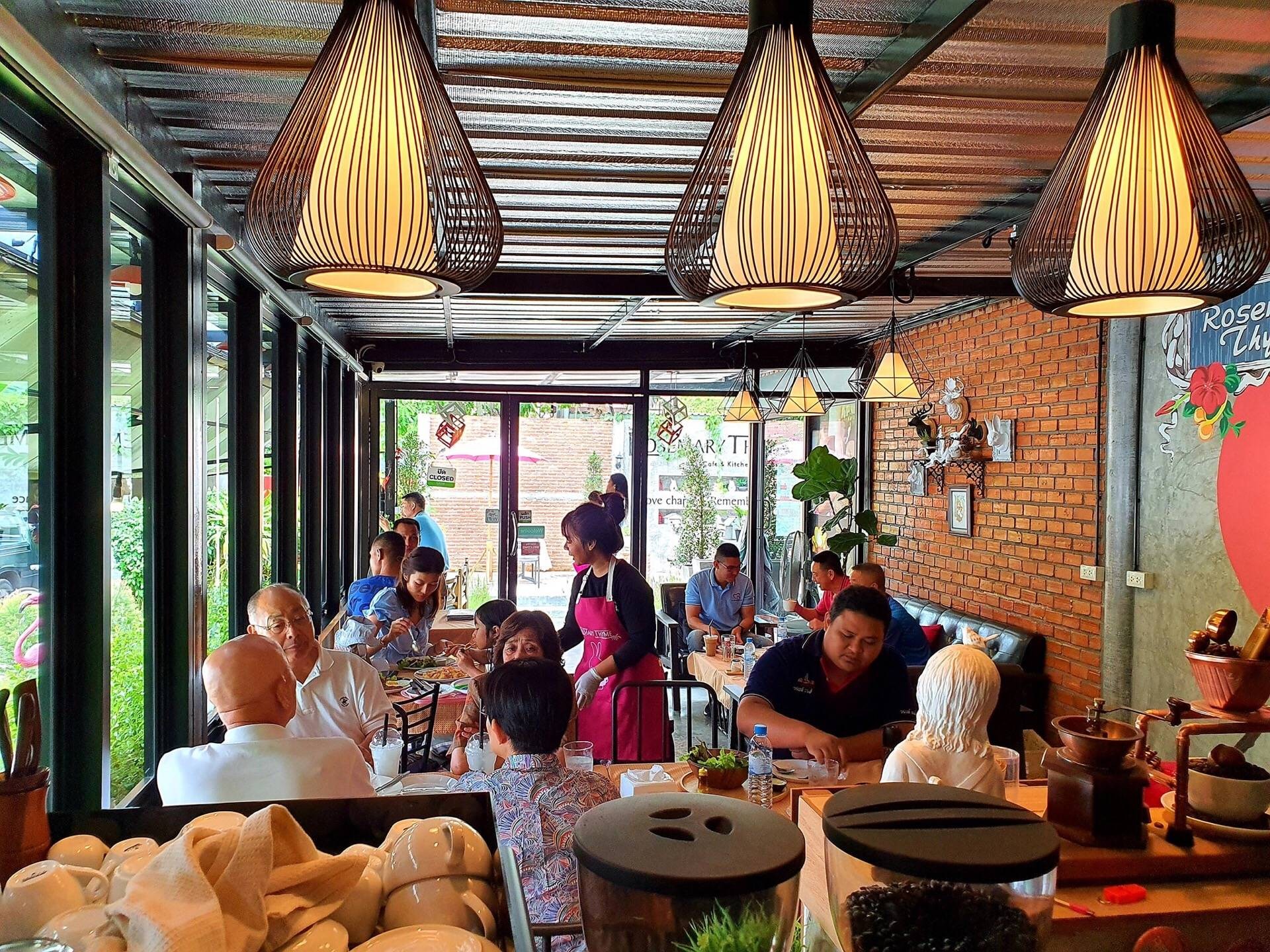 รีวิว Rosemary Thyme Cafe&Kitchen (ราคาหน้าร้าน) อัมพวา มาอัมพวา อย่า