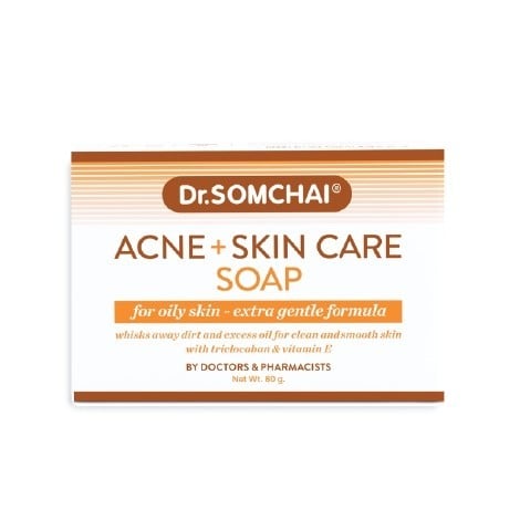 สบู่ลดสิว Dr.SOMCHAI Acne + Skin Care Soap For Oily Skin
