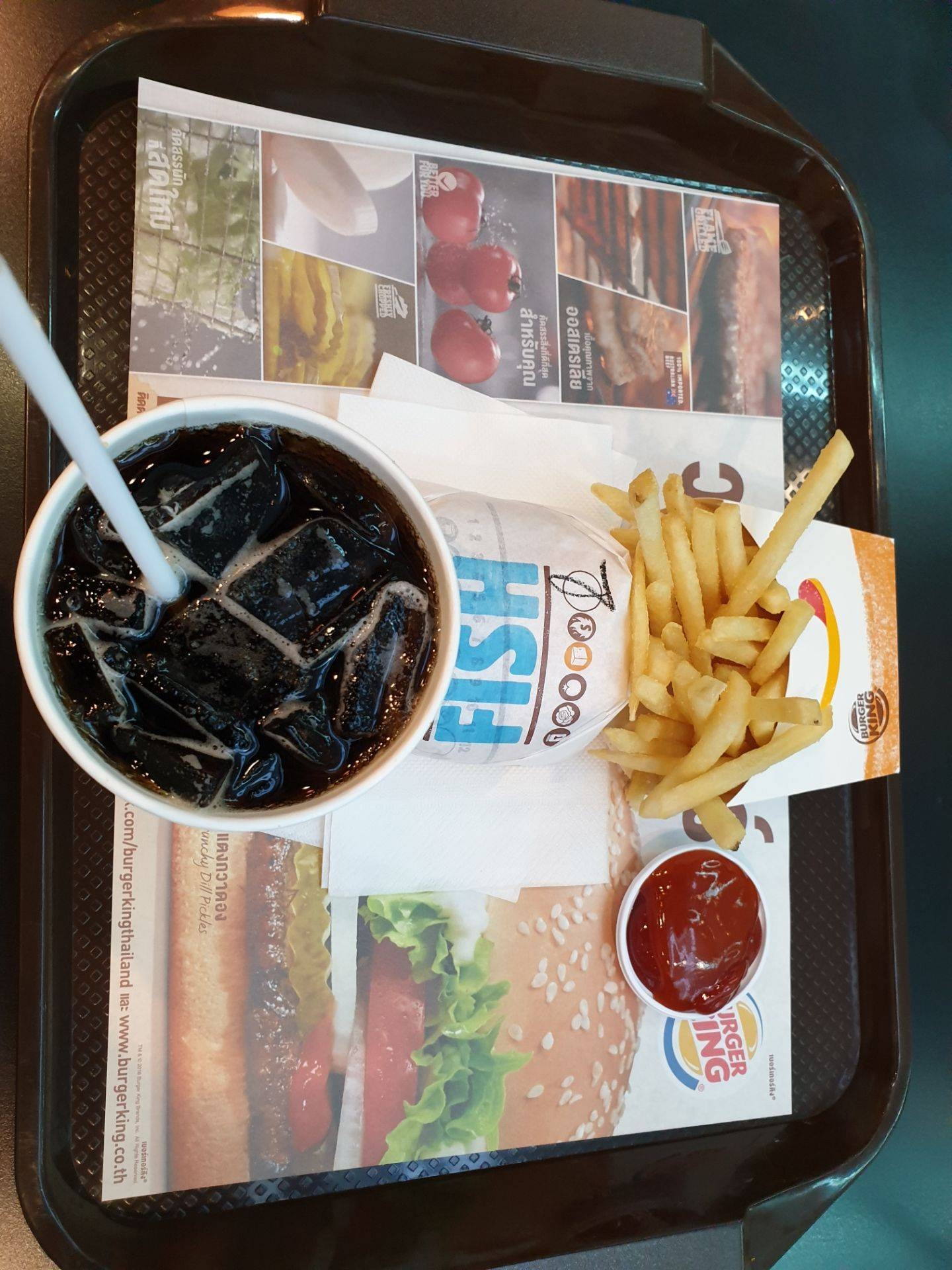 รีวิว Burger King สนามบิน ดอนเมือง อาคาร 2 ห้องโถงผู้โดยสารขาออก