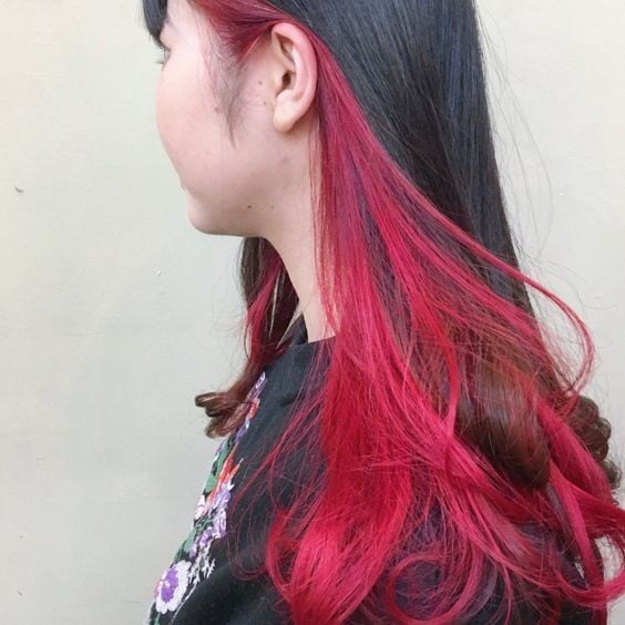 ผมสีหลบใน