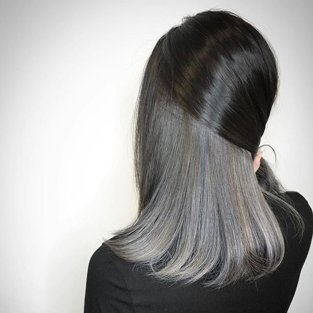 สีผมหลบใน