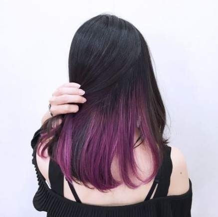สีผมหลบใน