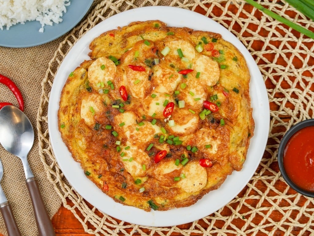 ไข่เจียวเต้าหู้ไข่