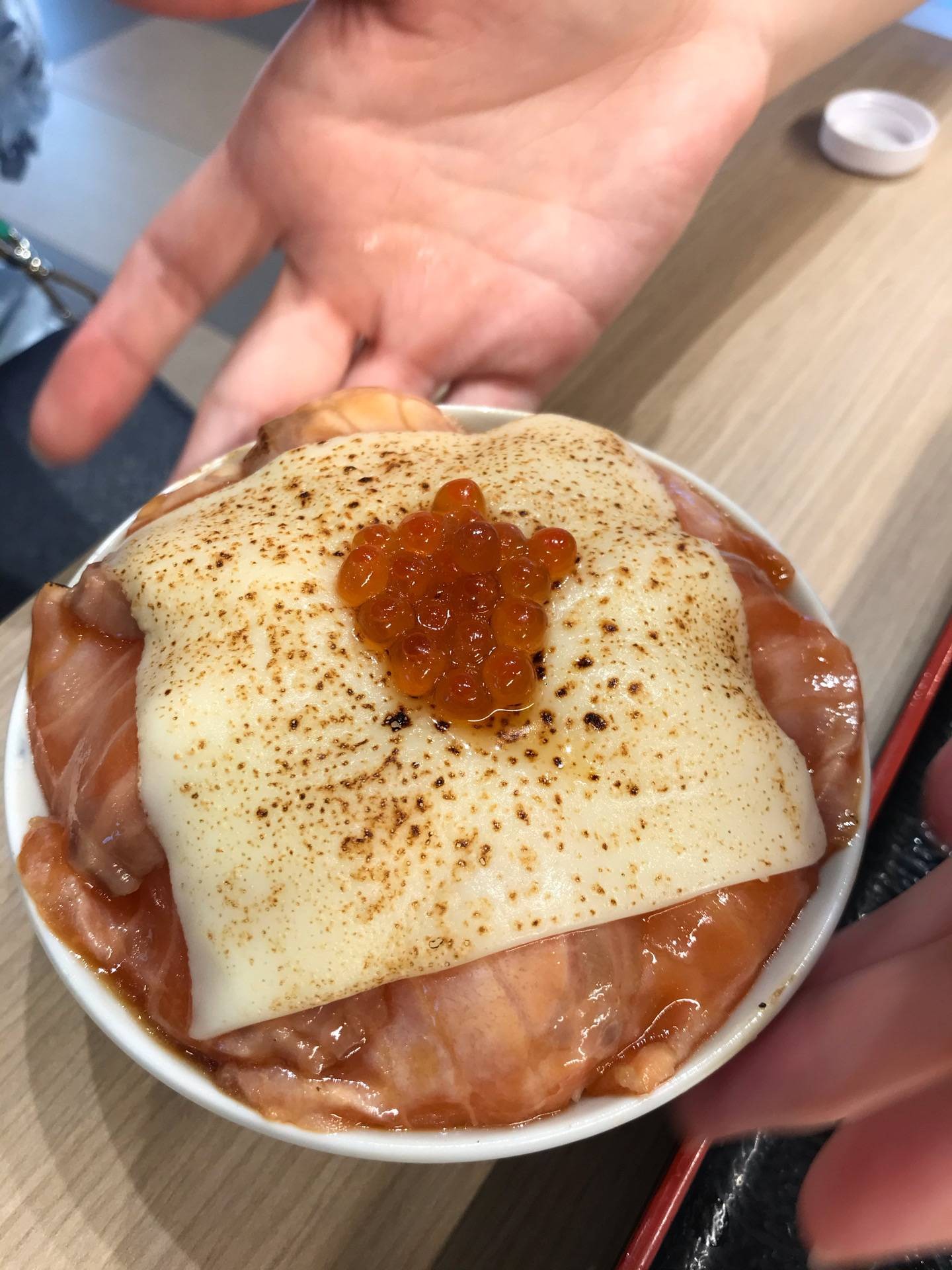 Salmon Don ร้าน Omakase Don by Teppen DONKI MALL Wongnai