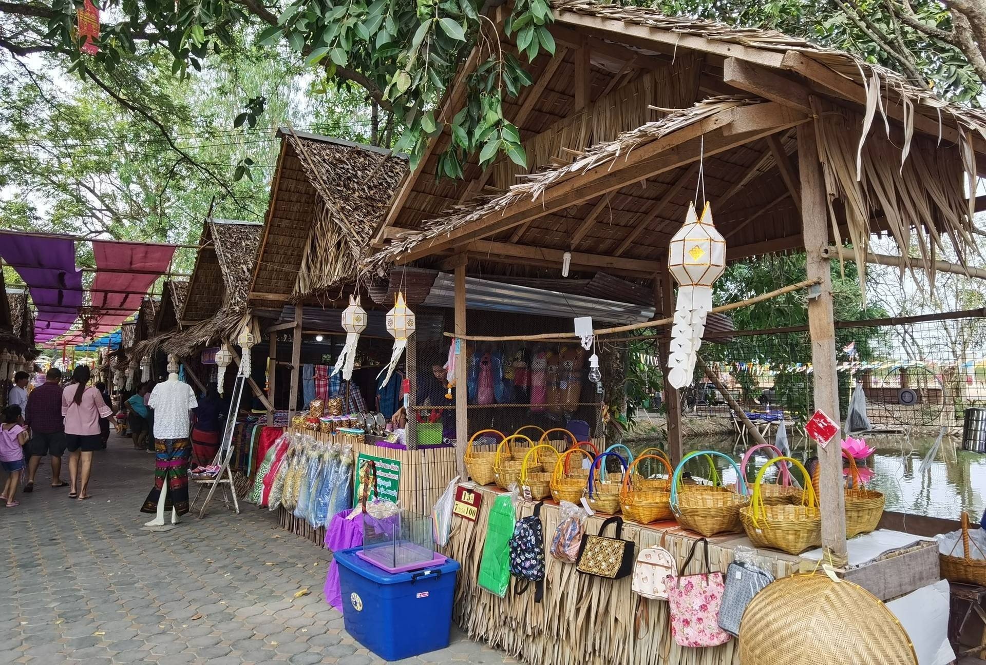 กาดวิถีชุมชนคูบัว ที่เที่ยวชุมชนในราชบุรี 