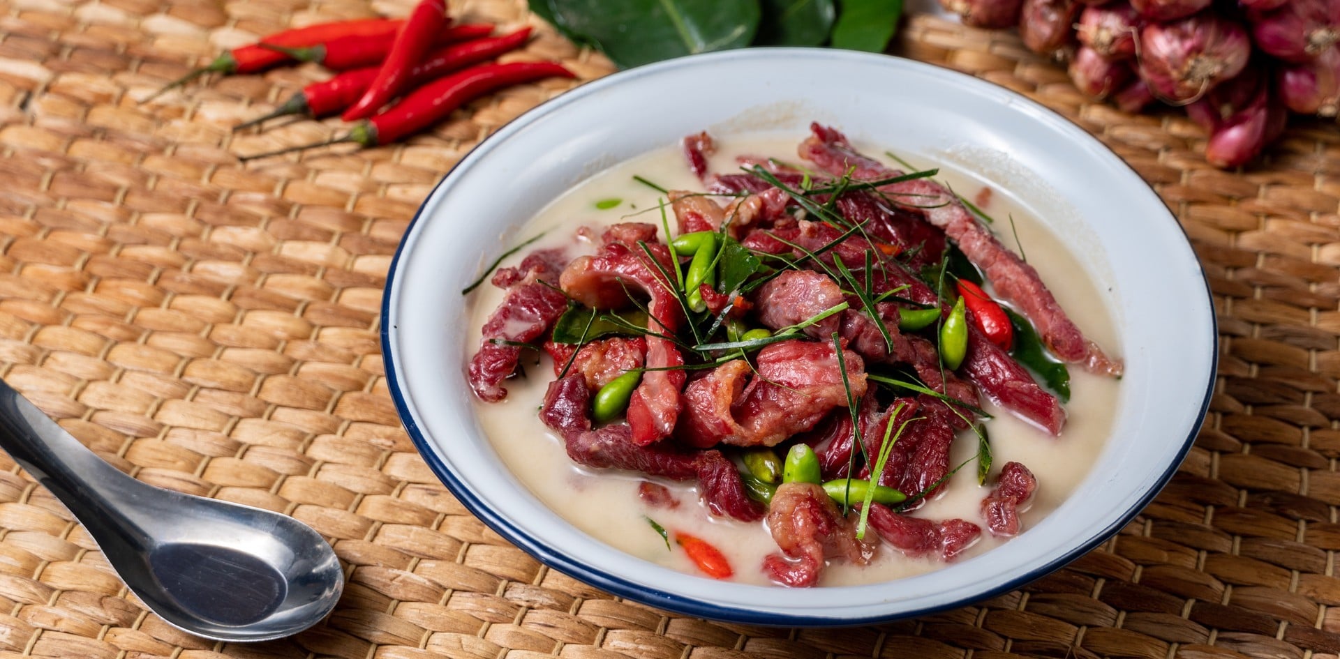 เนื้อแดดเดียวต้มกะทิ