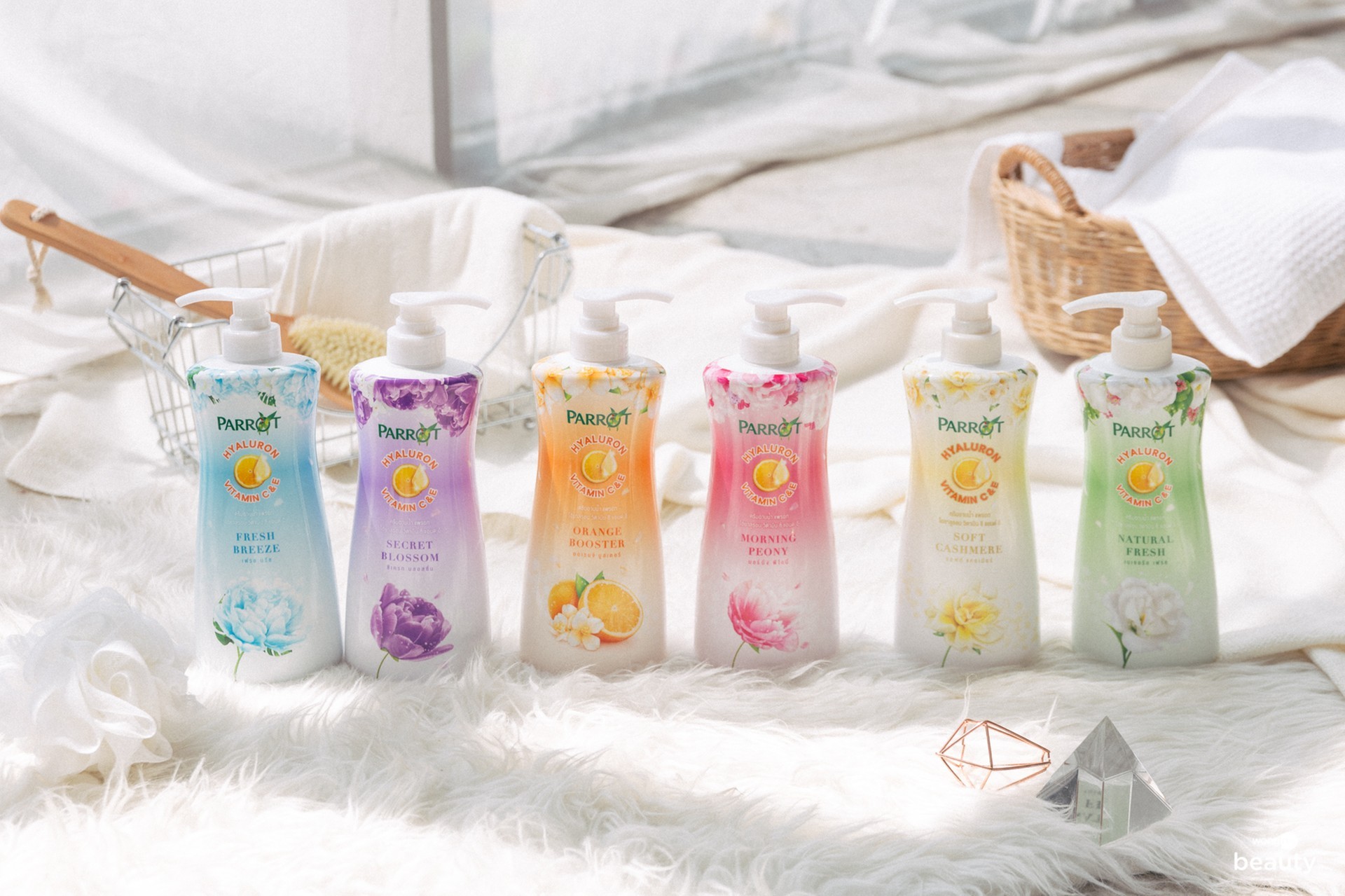 ครีมอาบน้ำเพื่อผิวนุ่มกระจ่างใส