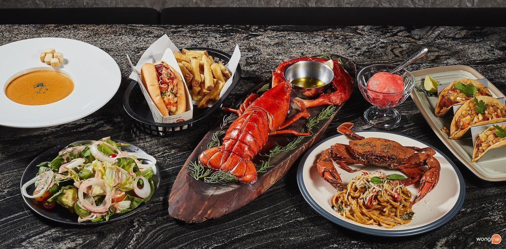 ดีลส่วนลดพิเศษร้าน Crab and Claw สยามพารากอน เวาเชอร์ ฿800 ใช้ได้ ฿1000