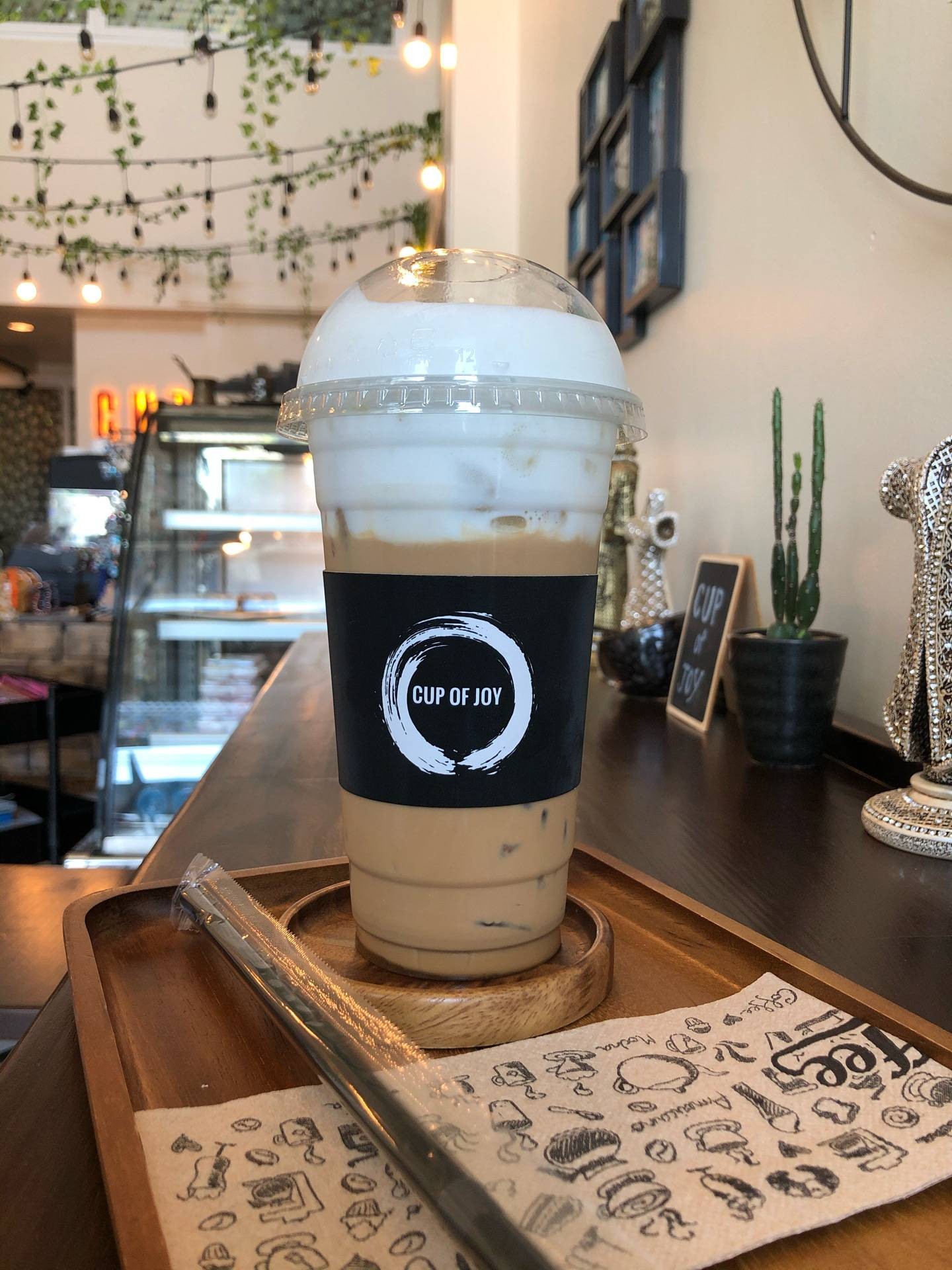 รีวิว Cup Of Joy Cafe Thailand หมู่บ้าน เดอะริช ร้านกาแฟน่ารัก กาแฟดี