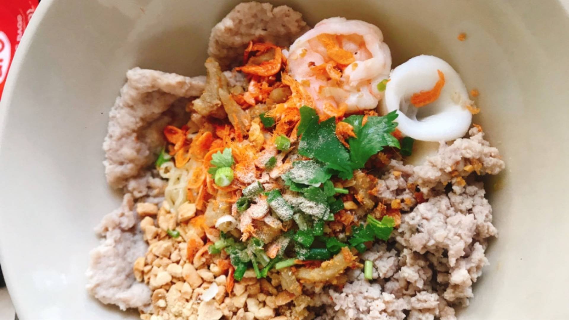 รีวิว เล็กใหญ่ ก๋วยเตี๋ยวต้มยำโบราณ หน้ามอ หอการค้าไทย - ก๋วยเตี๋ยวหมู ...