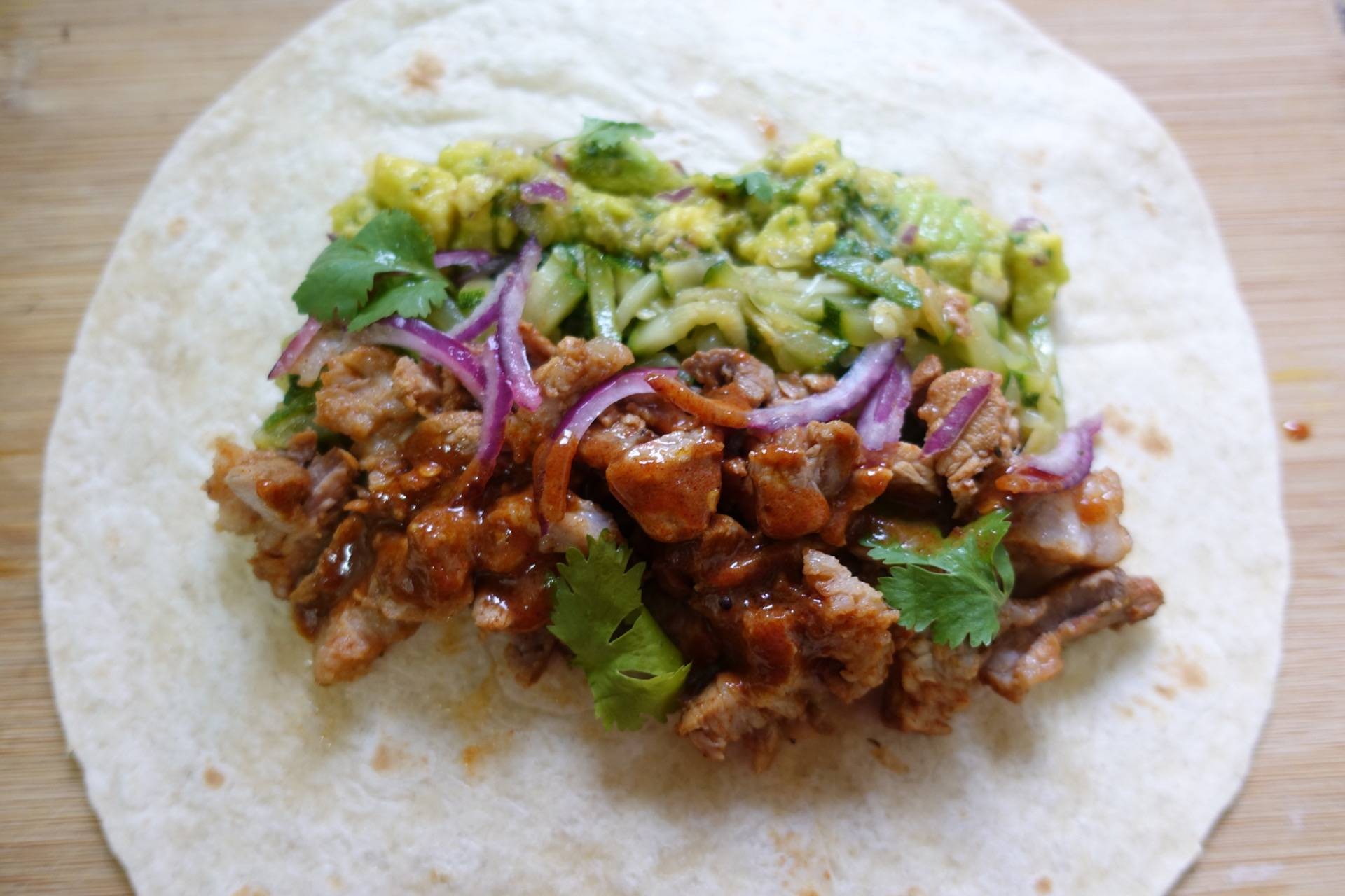 Burrito Al Pastor 🇲🇽 สูตรกะทะ