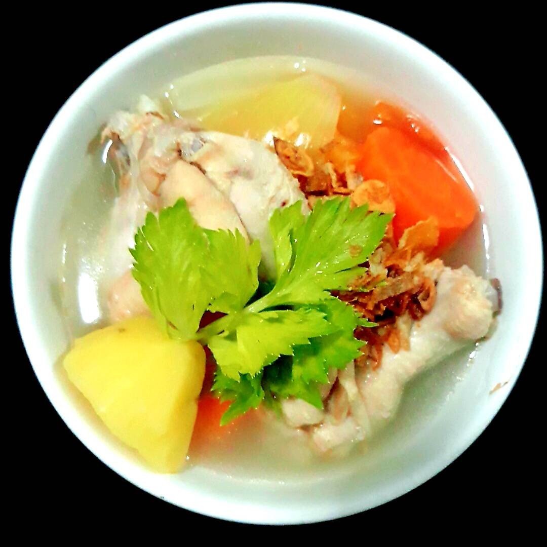 สูตร ต้มซุปไก่มันฝรั่ง ( thai chicken and potato soup ) พร้อมวิธีทำโดย Bambibam❤