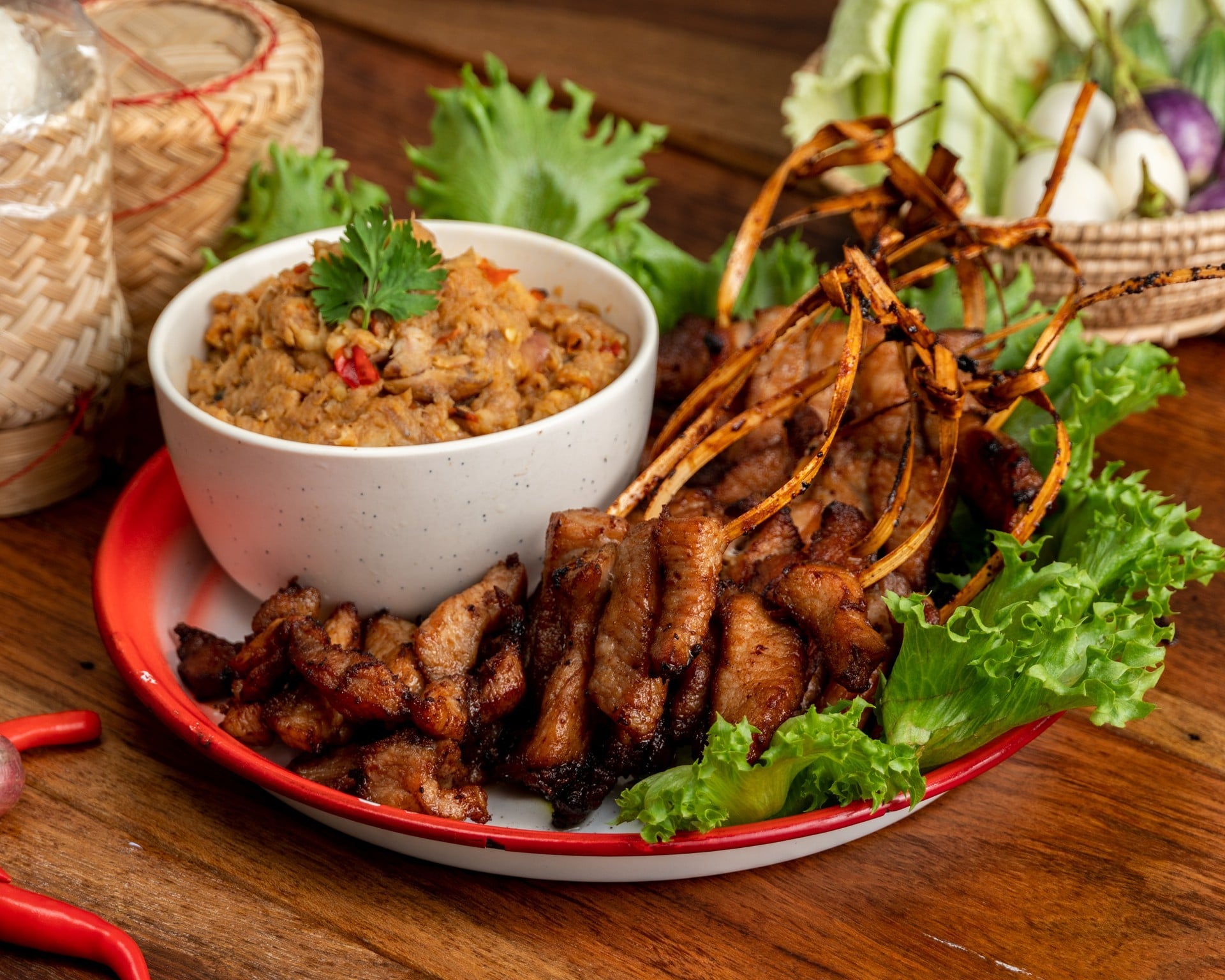 หมูพวงปลาร้า