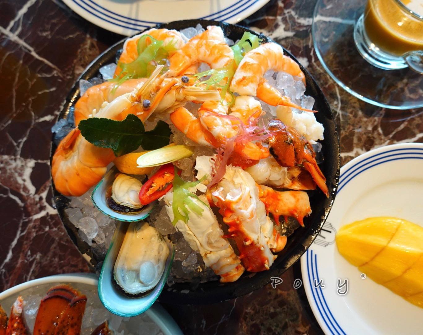 Seafood platter • รวมทะเล แต่ปริมาณค่อนข้างเยอะ ร้าน Lord Jim's