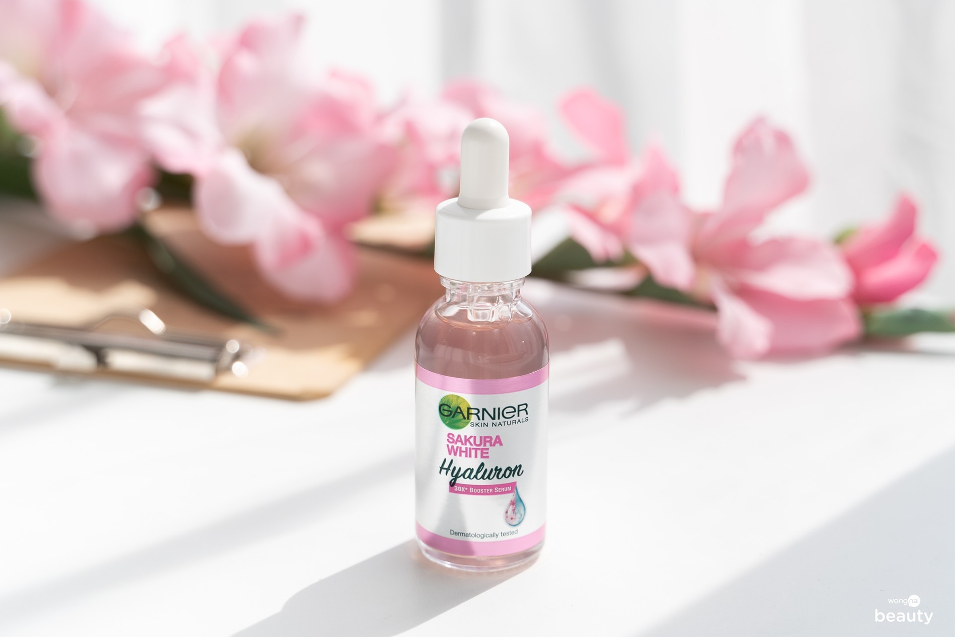 เซรั่ม, เซรั่มหน้าใส, การ์นิเย่ Sakura White Hyaluron Booster Serum