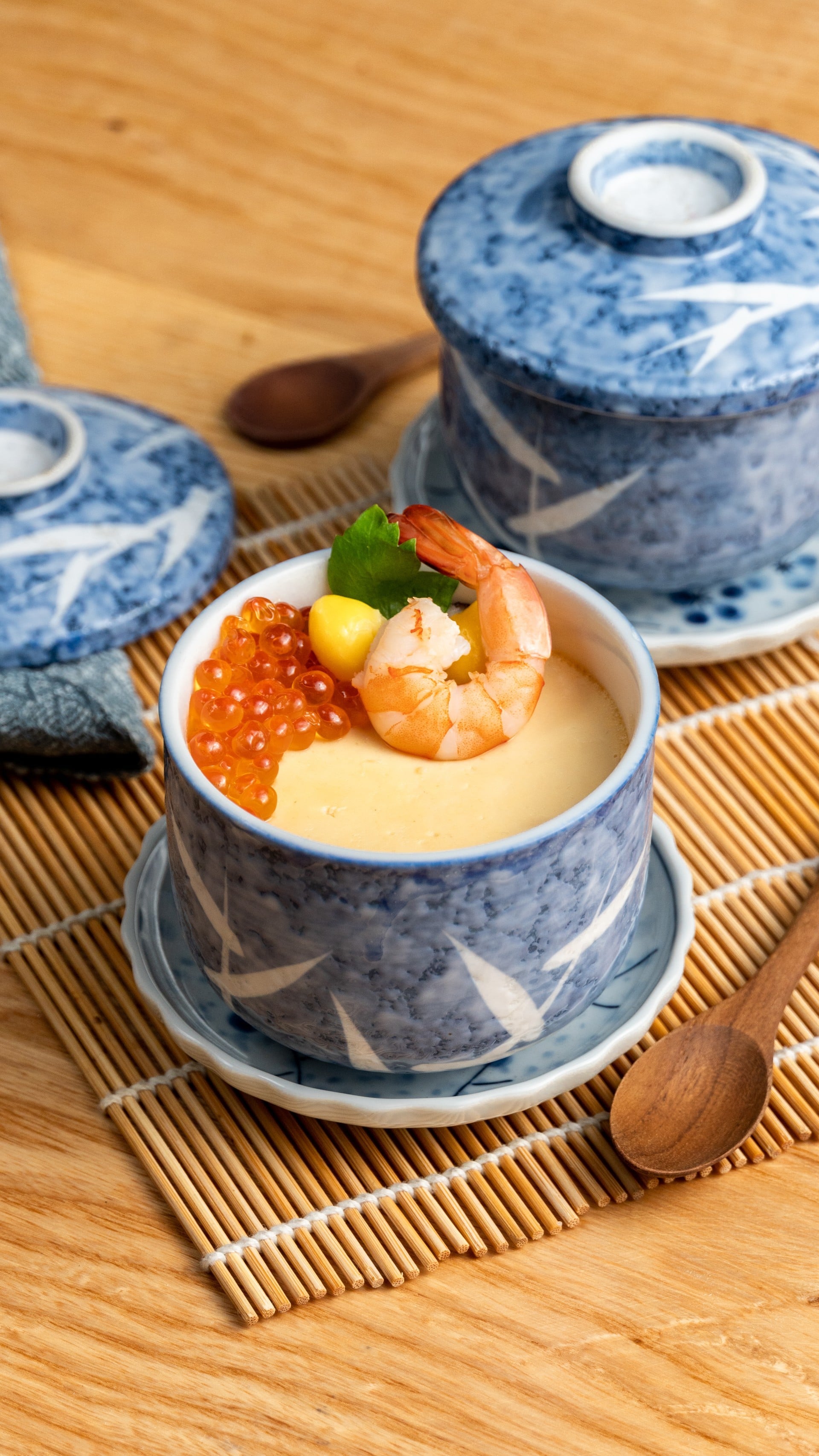 ไข่ตุ๋นญี่ปุ่นไข่ปลาแซลมอน