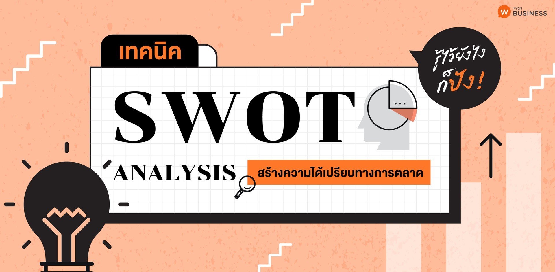 เทคนิค “Swot Analysis” สร้างความได้เปรียบทางการตลาด รู้ไว้ยังไงก็ปัง!