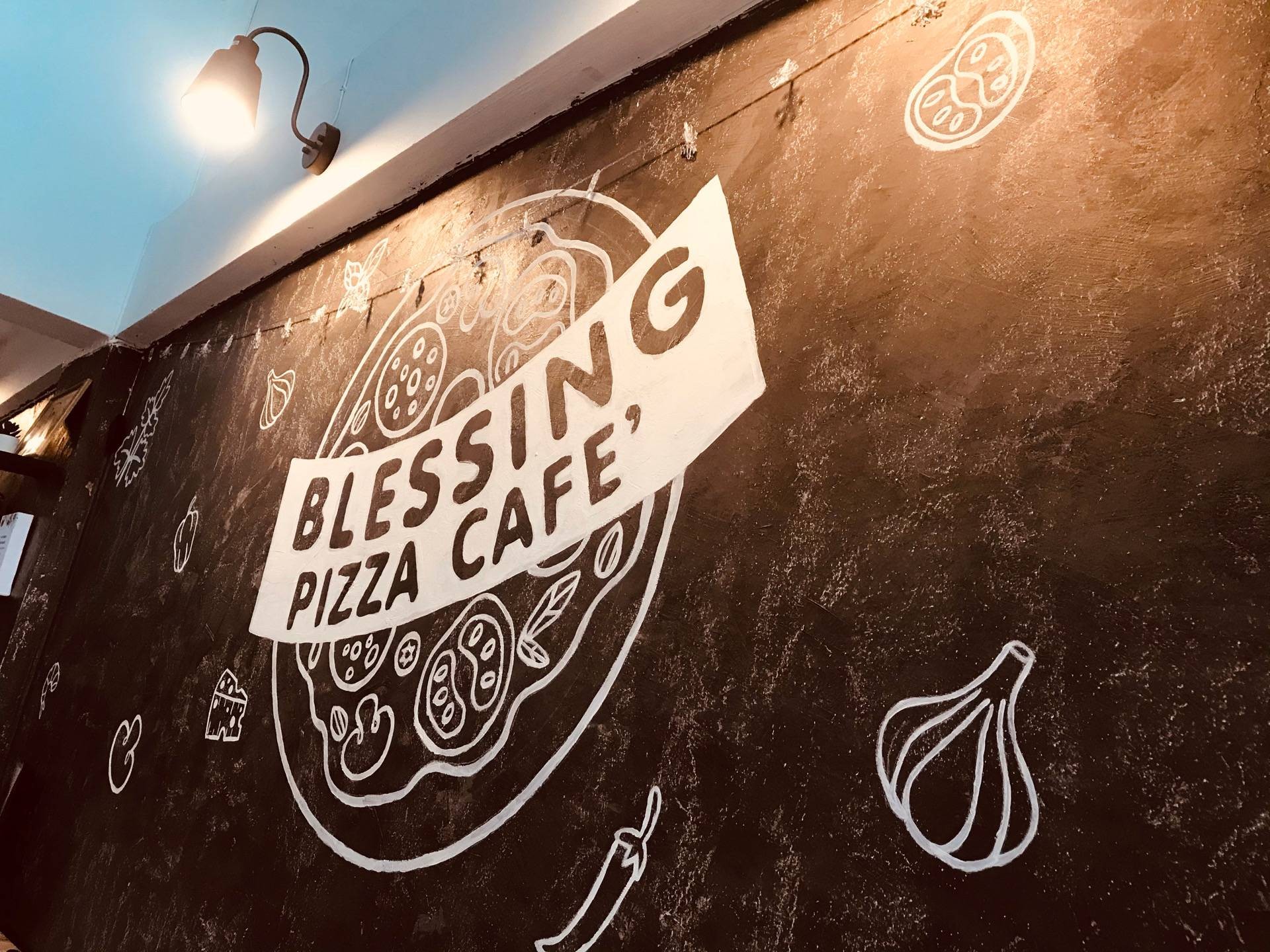 รีวิว Blessing Pizza Cafe' สุขุมวิท101/1ใกล้รพ.สัตว์มหาสิน - พิซซ่า ...