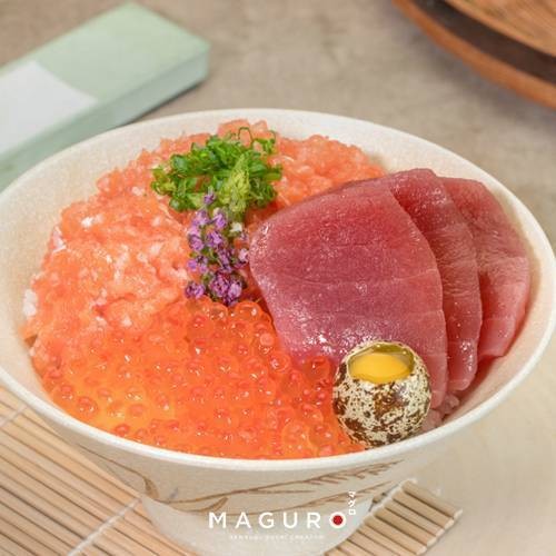 Negi Salmon & Akami Don ร้าน MAGURO มากุโระ สยามสแควร์วัน Wongnai