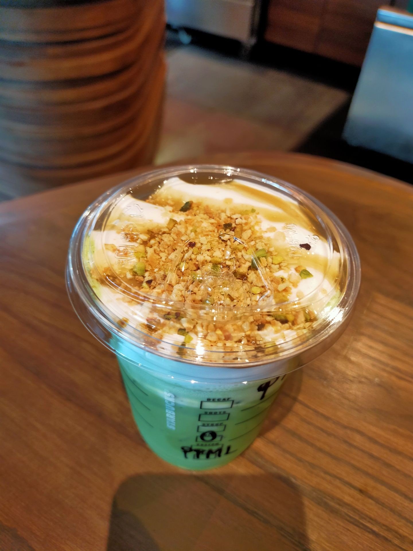 รีวิว Starbucks สยามสแควร์ วัน แฟลชชิฟ มาลองเมนูใหม่ Iced Pistachio