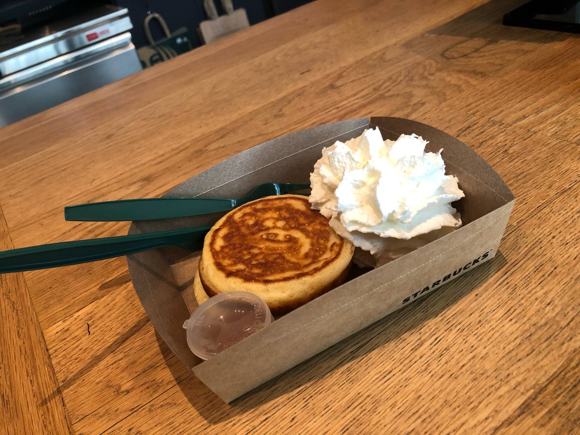 Toaster Pancake ร้าน Starbucks สยามสแควร์ บล็อค แอล(สยามกิตติ์)