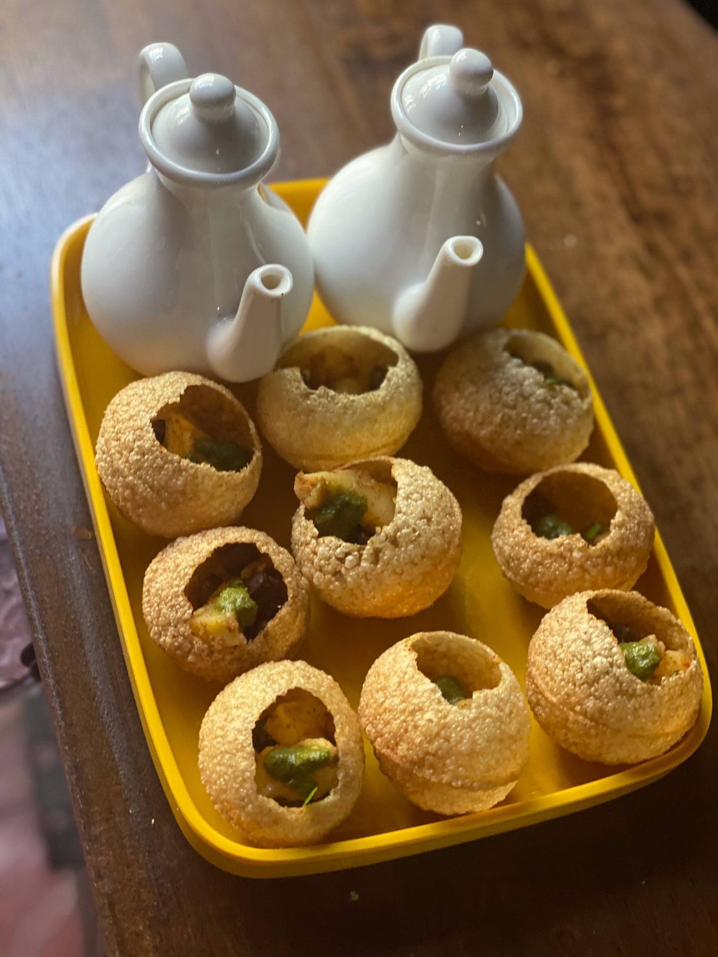 Pani Puri ปานิปูริ • pani puri ร้าน Tandoori Smoke Wongnai