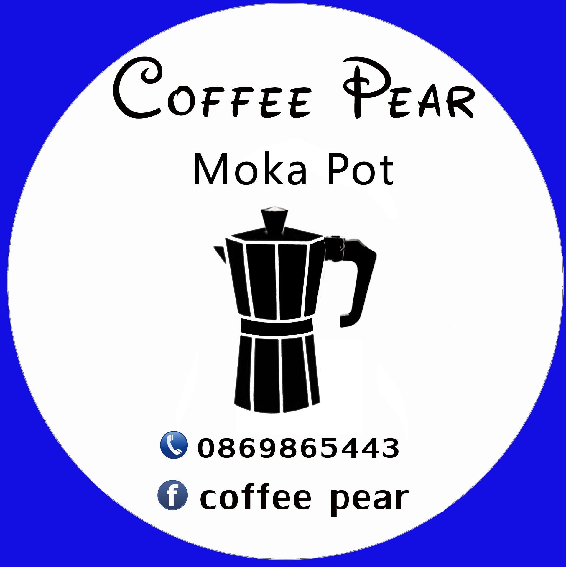 รีวิว coffee pear ร้านเป็นกาแฟสด หม้อต้ม moka pot ชงสดทีละแก้วรสชาติ
