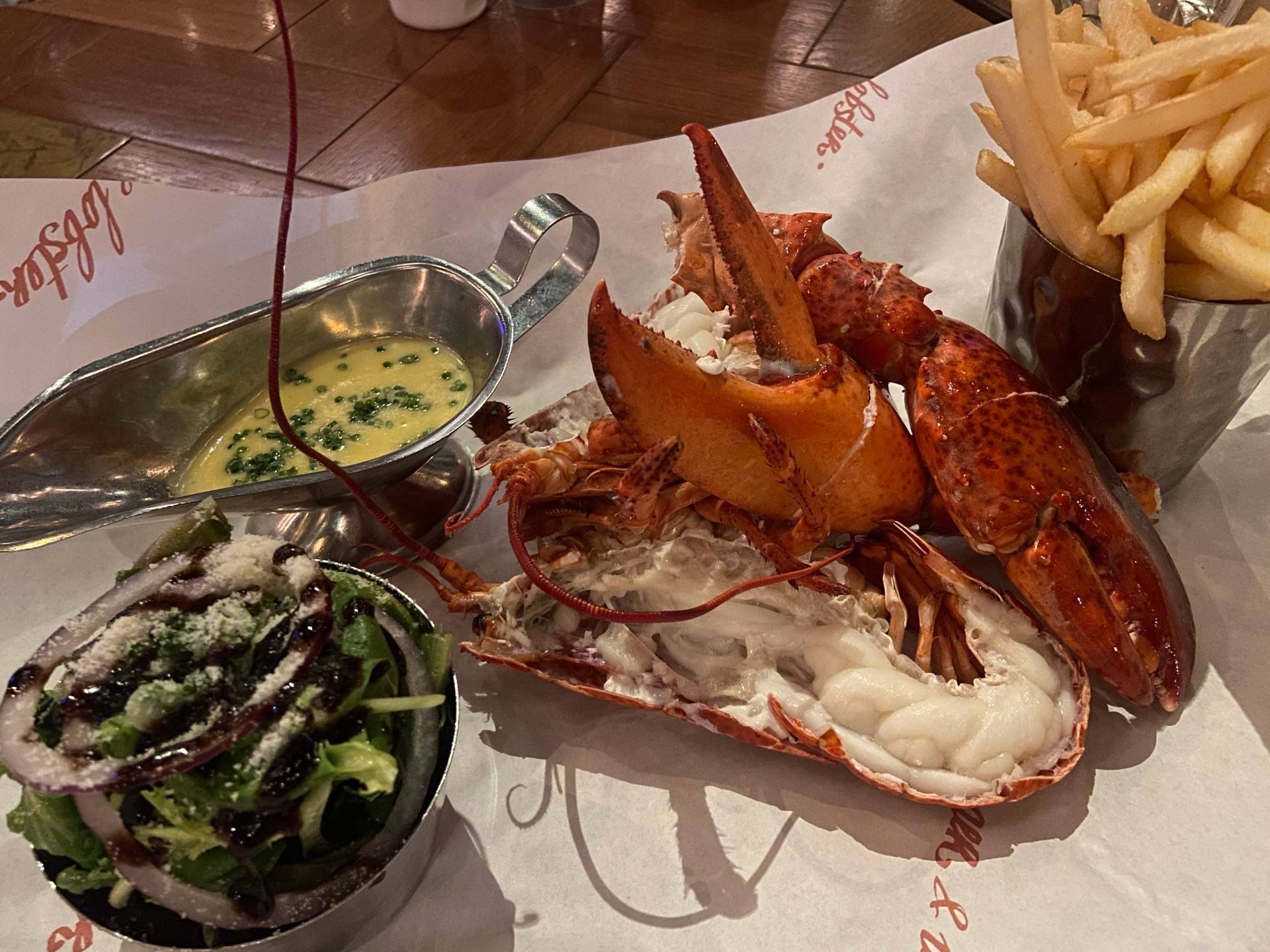 ORIGINAL LOBSTER ( SET) ร้าน Burger & Lobster Gaysorn Village Wongnai