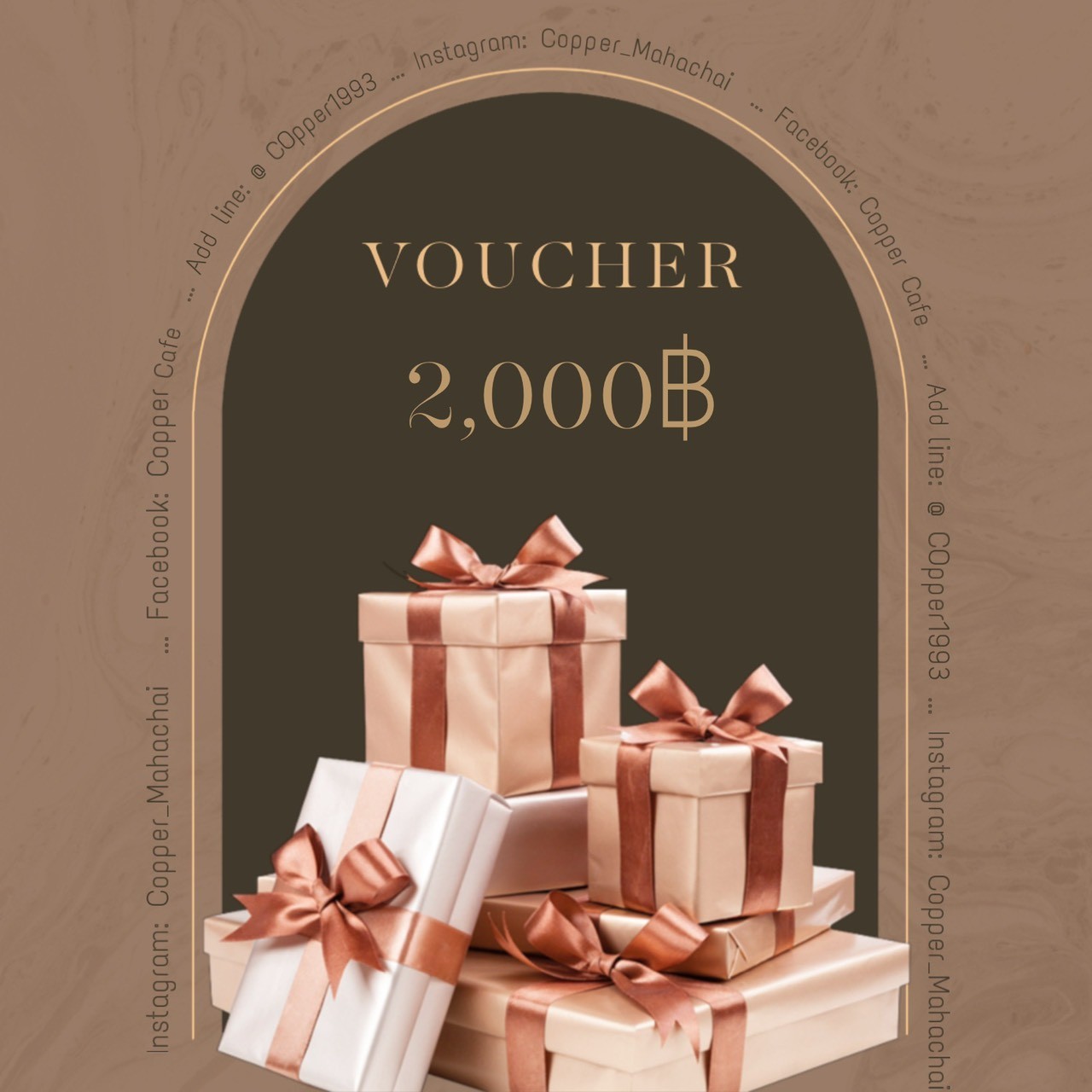 ดีลส่วนลดพิเศษร้าน Copper Cafe มหาชัย Cash Voucher มูลค่า 1,500 บาท