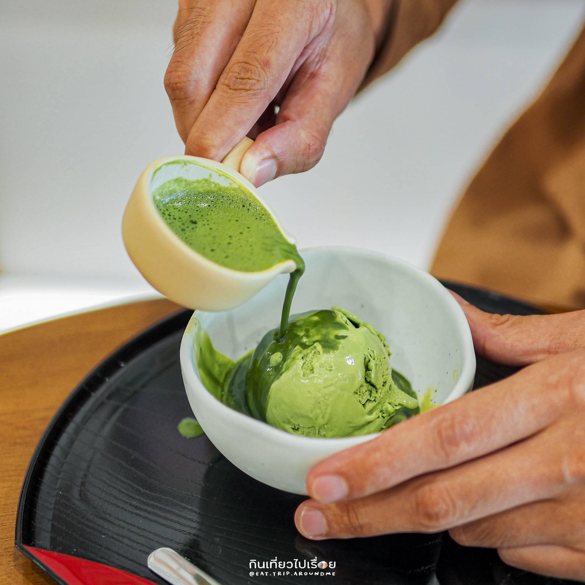 Uji Matcha Affogato ร้าน Hannari Cafe De Kyoto Wongnai 