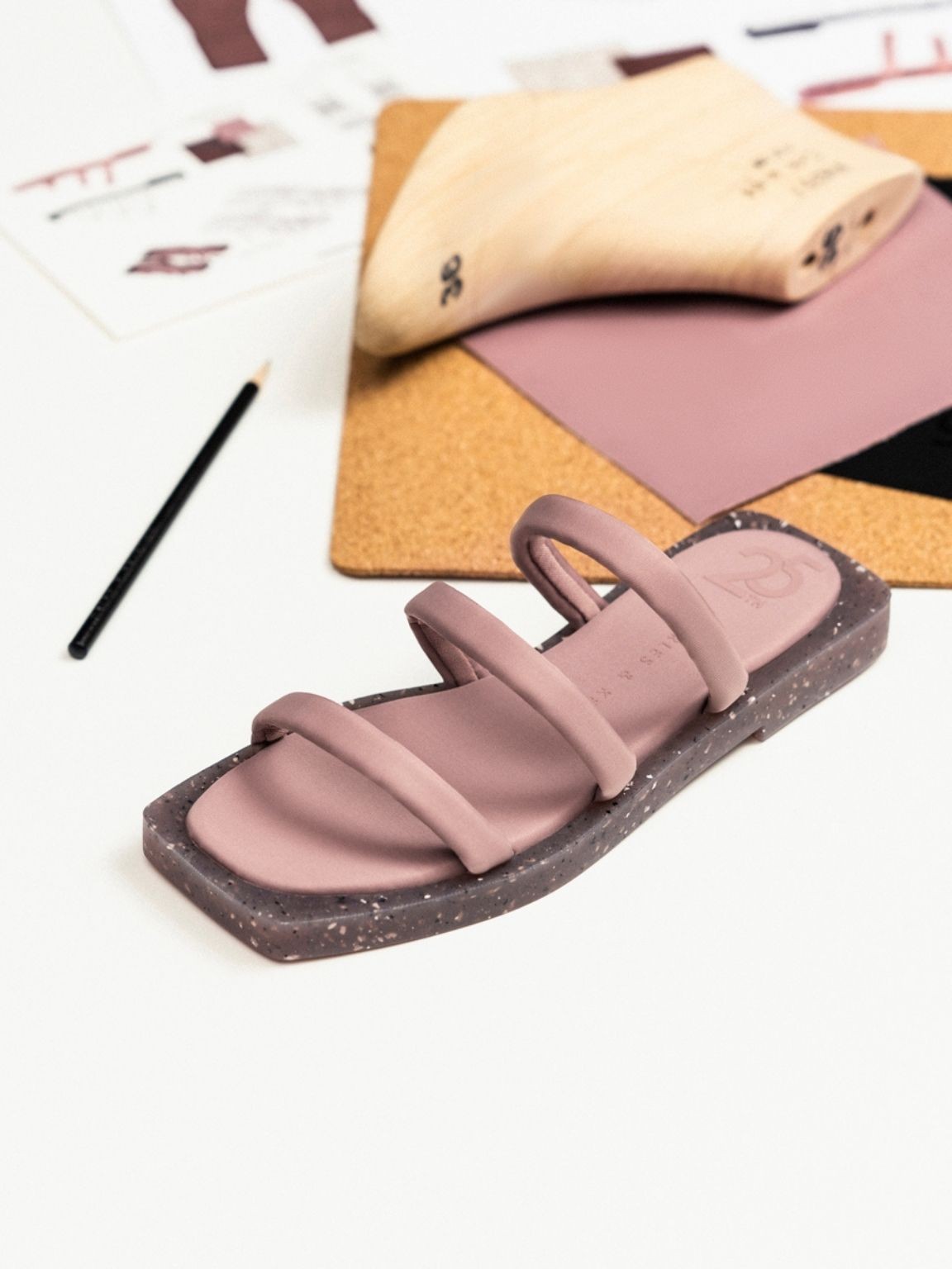 Arabella Recycled Nylon Slide Sandals