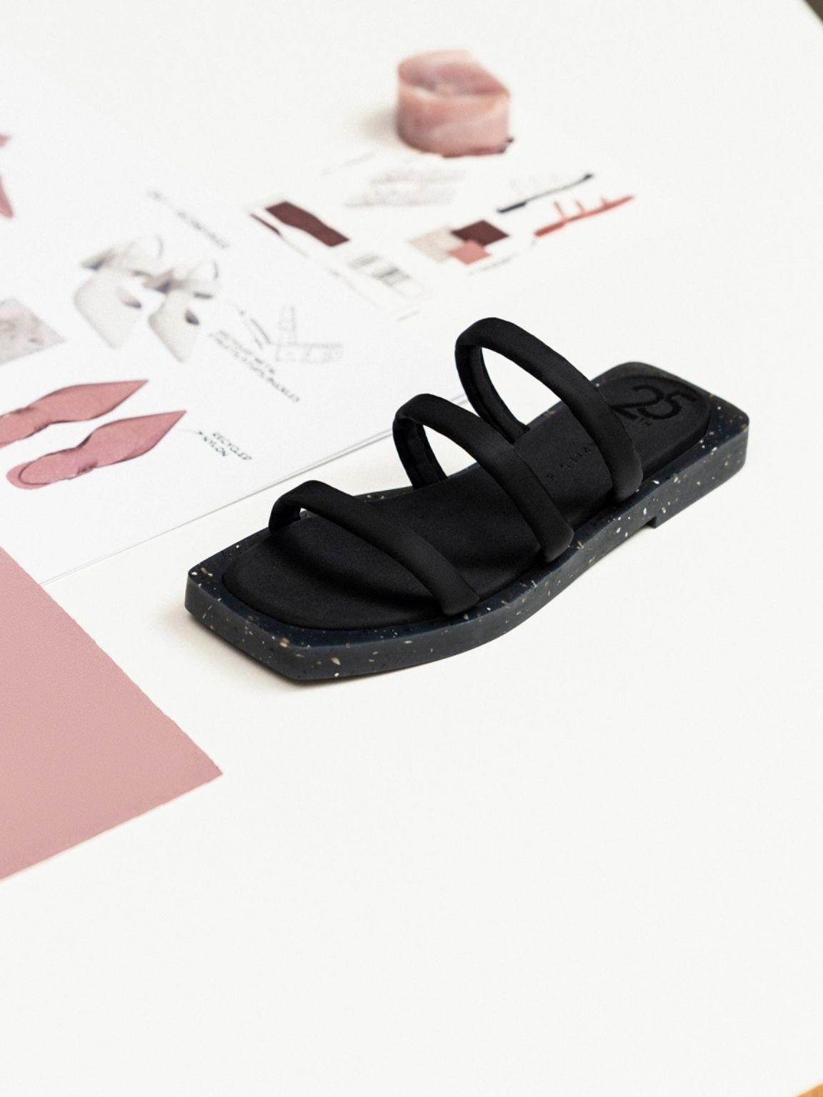 Arabella Recycled Nylon Slide Sandals