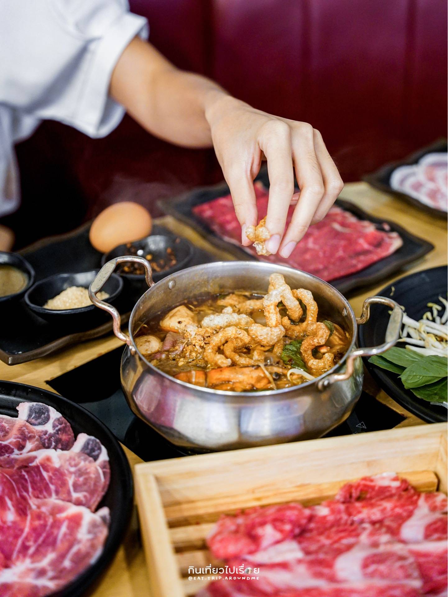 ก๋วยเตี๋ยวเรือลายเส้น ร้าน YOU&I Premium Suki Buffet Fashion Island